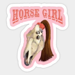 Horse Girl Sticker